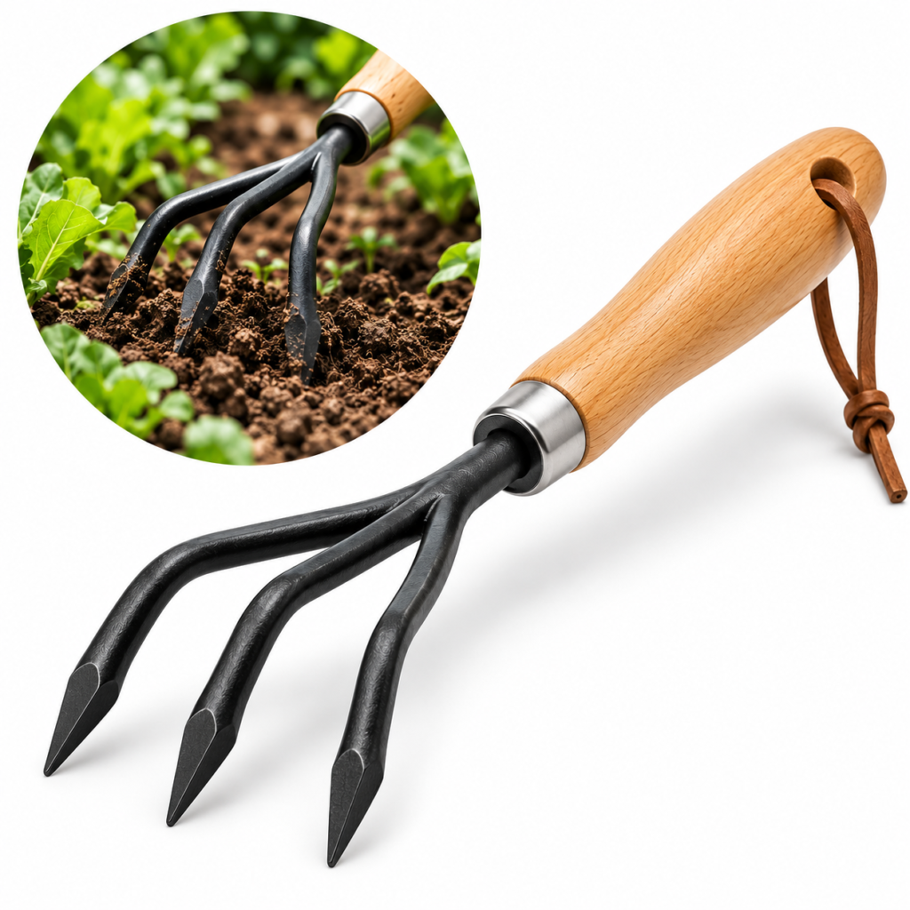 Three-Prong Hand Cultivator